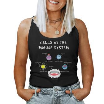 Immunology Lover Cells Of The Immune System Scientist Women Tank Top | Mazezy