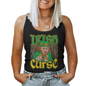Irish Curse - Scary Spooky Leprechaun Horror Women Tank Top | Mazezy