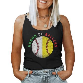 Italian Nonno Baseball Softball Grandson Granddaughter Team Women Tank Top | Mazezy