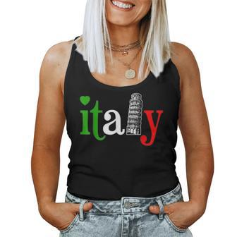 Italy Lovers Italian Flag Italia For MenWomenYouthKid Women Tank Top | Mazezy