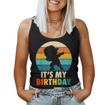 It's My Birthday For Boys Girls Dabbing Birthday Women Tank Top | Mazezy UK