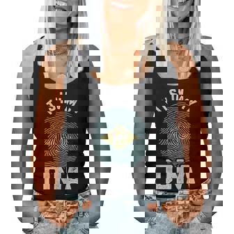 Its In My Dna Delaware Flag Pride Women Tank Top | Mazezy