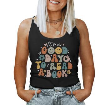 It’S A Good Day To Read A Book Lovers Library Reading Women Tank Top - Thegiftio UK