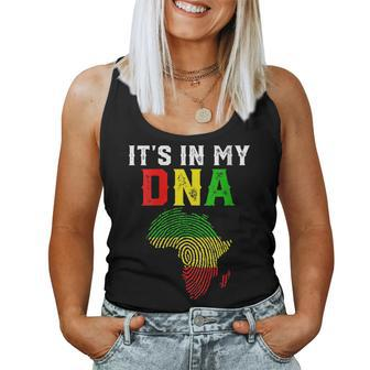 Its In My Dna Junenth Black Men Women Africa American Women Tank Top Basic Casual Daily Weekend Graphic - Seseable