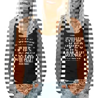Its Not Easy Being My Wifes Arm Candy But Here I Am Nailing Women Tank Top | Mazezy