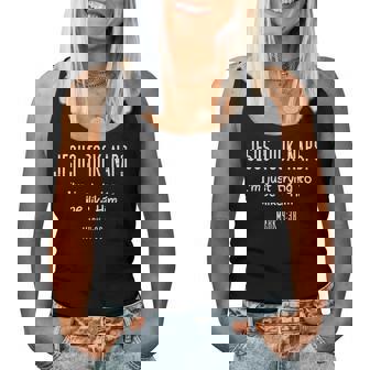 Jesus Took Naps Mark 438 Funny Saying Christian Men Women Women Tank Top Basic Casual Daily Weekend Graphic | Seseable CA