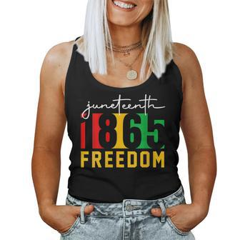 Junenth 1865 Freedom Remembering My Ancestors Women Tank Top Basic Casual Daily Weekend Graphic - Seseable