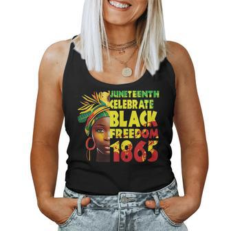 Junenth Celebrate Black Freedom 1865 History Month Women Tank Top Basic Casual Daily Weekend Graphic - Seseable
