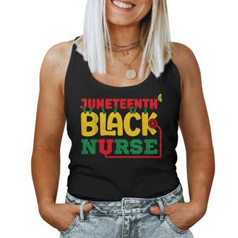 Junenth Celebrate Black Nurse Women Tank Top Basic Casual Daily Weekend Graphic - Seseable