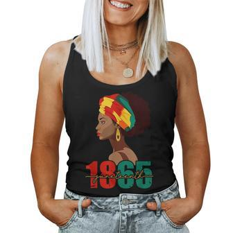 Junenth Is My Independence Day Black Women Black Pride Women Tank Top Basic Casual Daily Weekend Graphic - Seseable