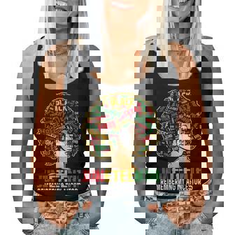 Junenth Women Locd Hair Remembering My Ancestors Women Tank Top | Mazezy