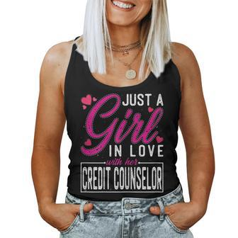 Just A Girl In Love With Her Credit Counselor Women Tank Top | Mazezy