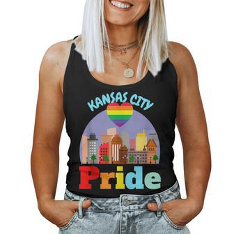 Kansas City Gay Pride Lgbtqia Missouri Kc Mo Lesbian Queer Women Tank Top | Mazezy