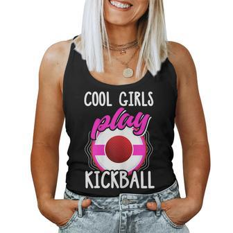 Kickball Funny Girls Kickball Sport Kickball Player Women Tank Top Basic Casual Daily Weekend Graphic - Thegiftio UK