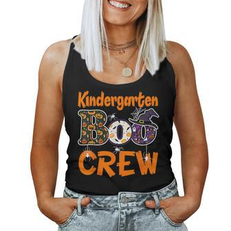 Kindergarten Boo Crew Teacher Student Halloween Costume 2023 Women Tank Top - Monsterry AU