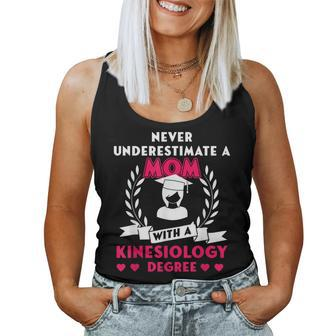 Kinesiology Mum Kinesiologist Mother Never Underestimates Women Tank Top - Monsterry CA