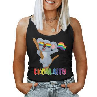 Koala Gay Pride Men Women Kids Lgbt Rainbow Flag Women Tank Top | Mazezy
