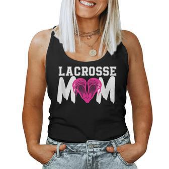 Lacrosse Mom Heart Lax For Moms Women Tank Top | Mazezy