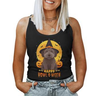 Lagotto Romagnolo Halloween Dog Howl O Ween Pet Women Tank Top - Monsterry