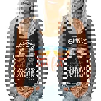 Last Day Of School Vintage Schools Out For Summer Teacher Women Tank Top | Mazezy