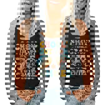 Last Day Of Schools Out For Summer Vacation Teachers Kids Women Tank Top | Mazezy