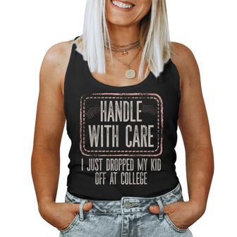 Leaving For College For Mom From Son Daughter Empty Nest Women Tank Top | Mazezy