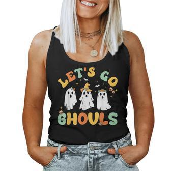 Let's Go Ghouls Ghost Halloween Costume Kid Girl Women Tank Top - Thegiftio UK