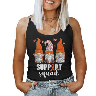 Leukemia Cancer Awareness Gnomes Support Squad Women Tank Top - Seseable