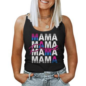 Lgbt Bisexual Proud Mama Lgbtq Pride Month Mom Bisexual Mom Women Tank Top | Mazezy