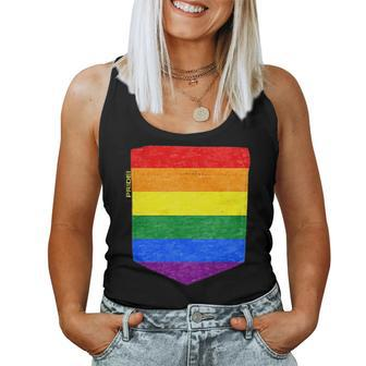 Lgbt Flag Rainbow Pride Gay Lesbian Flags Couple Men Women Women Tank Top | Mazezy