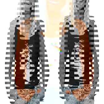 Lgbt Girl Power Heart Lgbt Flag Lgbt Pride Month Gay Pride Women Tank Top | Mazezy