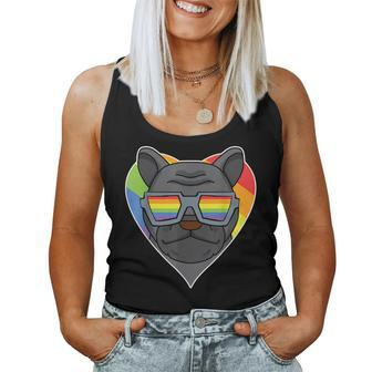 Lgbt Rainbow - Dog French Bulldog - Gay Pride - Dog Owner Women Tank Top | Mazezy