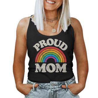 Lgbtq Proud Mom Gay Pride Lgbt Ally Rainbow Women Tank Top | Mazezy