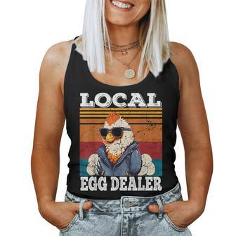 Local Egg Dealer Funny Egg Peddler Chicken Egg Farmer Women Tank Top Basic Casual Daily Weekend Graphic - Seseable