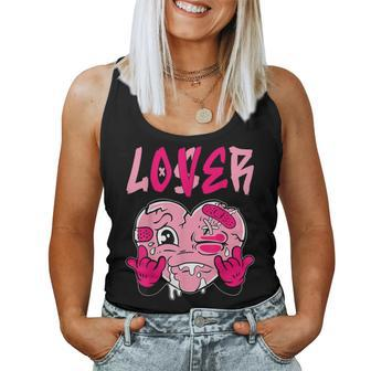 Loser Lover Drip Pink Heart Matching Outfit Women Women Tank Top - Thegiftio UK