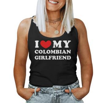 I Love My Colombian Girlfriend I Heart My Colombian Gf Women Tank Top - Seseable