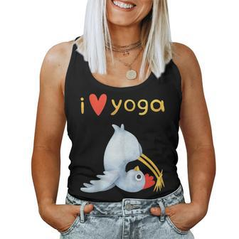 I Love Yoga Chicken Pilates Animals Lover Women Tank Top | Mazezy