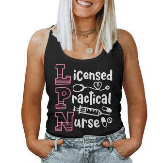 Lpn Licensed Practical Nurse Lpn Women Tank Top - Monsterry