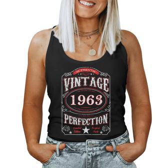 Made In 1963 60Th Birthday Vintage 60 Years Old Men Women Women Tank Top | Mazezy