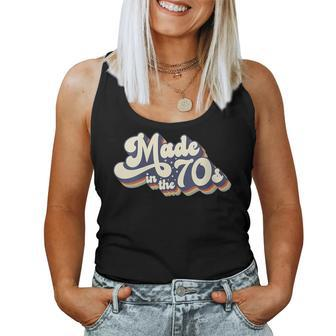 Made In The 70S Costume Born 1970S Halloween Retro Vintage Women Tank Top | Mazezy