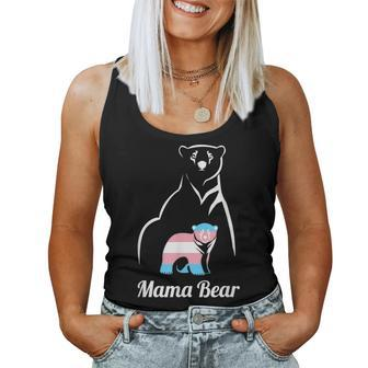 Mama Bear Lgbtq Trans Child Transgender Trans Pride Women Tank Top | Mazezy