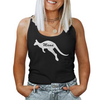 Mama Kangaroo Animal Father Mother Day Son Daughter Women Tank Top | Mazezy