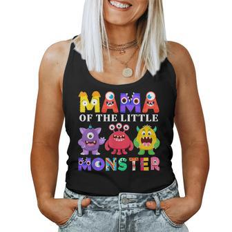 Mama Little Monster Kids 1St Birthday Party Family Monster Women Tank Top Basic Casual Daily Weekend Graphic - Seseable
