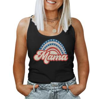 Mama Mini 4Th Of July Usa Flag Rainbow Mom Daughter Matching For Mom Women Tank Top | Mazezy