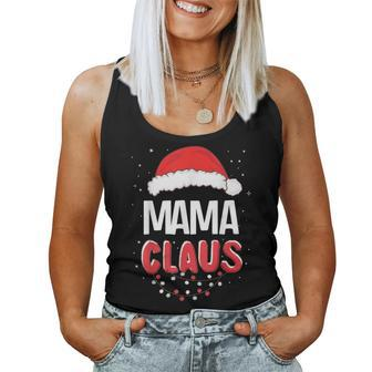 Mama Santa Claus Christmas Matching Costume Women Tank Top - Monsterry UK