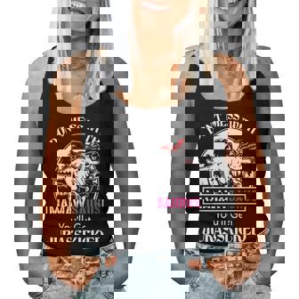 Mamaw Grandma Gift Dont Mess With Mamawsaurus Women Tank Top Weekend Graphic | Seseable UK