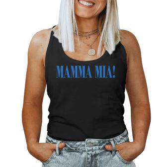 Mamma Mia Italian Novelty Christmas Gift Women Tank Top Basic Casual Daily Weekend Graphic - Seseable