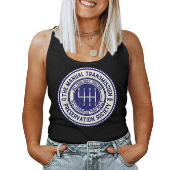 The Manual Transmission Preservation Society Women Tank Top - Monsterry DE