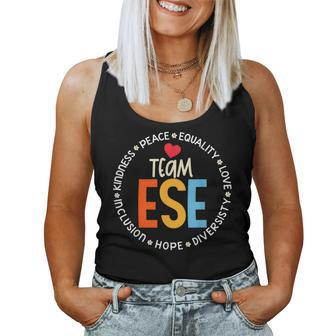 Matching First Last Day Team Ese Teacher Student Tribe Women Tank Top | Mazezy