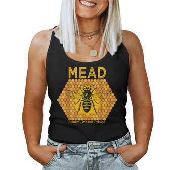 Mead By Honey Bees Meadmaking Home Brewing Retro Drinking Women Tank Top | Mazezy